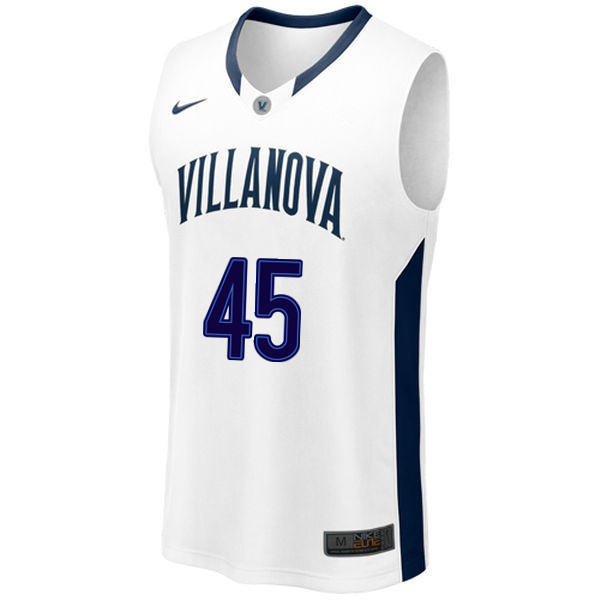 Men #45 Darryl Reynolds Villanova Wildcats College Basketball Jerseys Sale-White